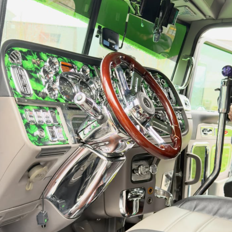 Semi Truck Interior Detailing